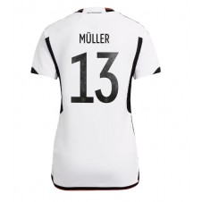 Tyskland Thomas Muller #13 Hjemmedrakt Kvinner VM 2022 Kortermet